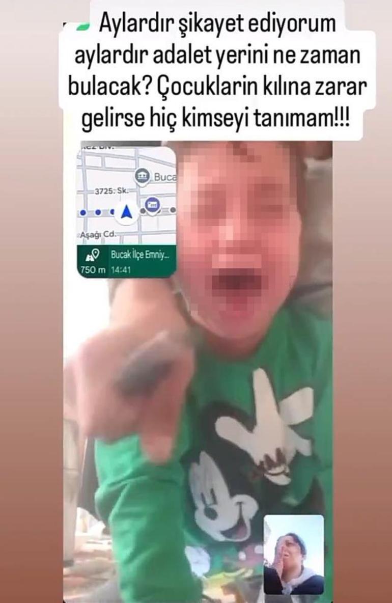 İzmirde çocuğunun boğazına bıçak dayayan cani babanın ifadesi ortaya çıktı