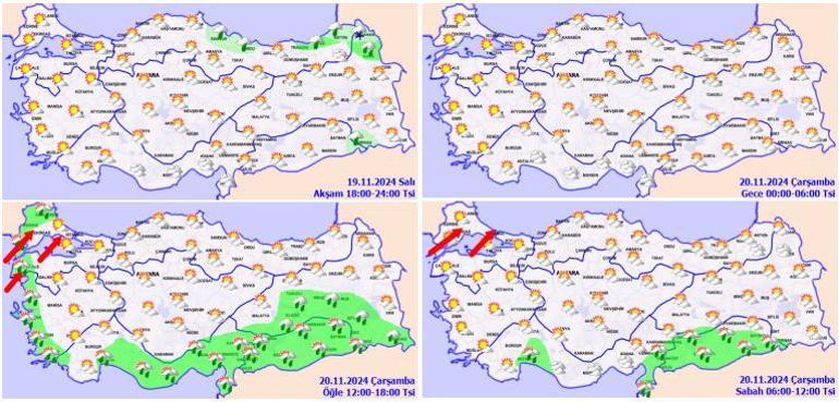 Meteoroloji yeni hava durumu raporu yayımladı Bu hafta için çok kritik uyarı geldi