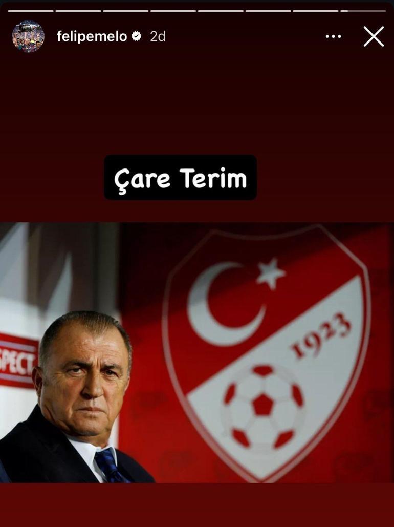 Melodan Karadağ yenilgisi sonrası Fatih Terim paylaşımı