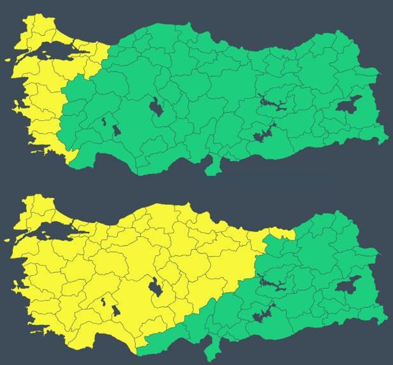 Son dakika... Meteoroloji son dakika uyarısı İstanbul dahil 49 kentte sarı alarm