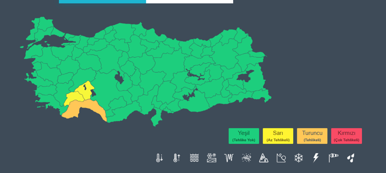 Son dakika... Meteoroloji uyarının seviyesini arttırdı Çok sayıda ili vuracak: Sıcaklık 12 derece düşüyor