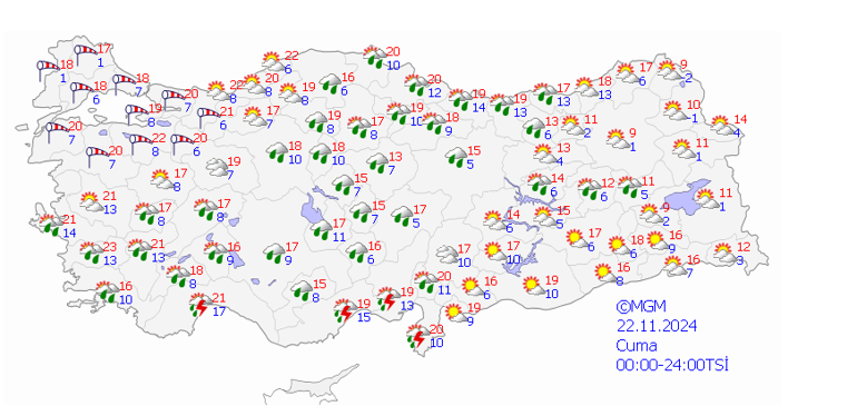 Son dakika... Meteoroloji uyarının seviyesini arttırdı Çok sayıda ili vuracak: Sıcaklık 12 derece düşüyor