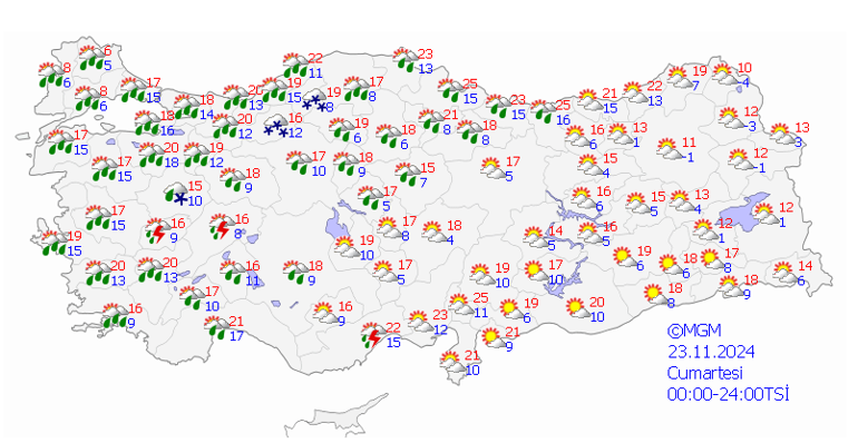 Son dakika... Meteoroloji uyarının seviyesini arttırdı Çok sayıda ili vuracak: Sıcaklık 12 derece düşüyor