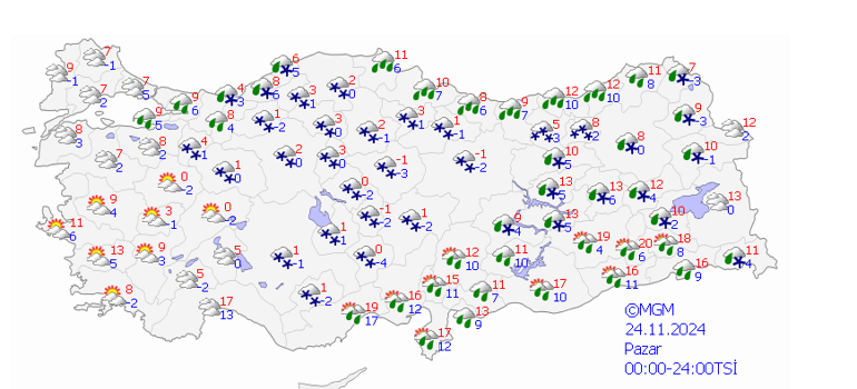 Son dakika... Meteoroloji uyarının seviyesini arttırdı Çok sayıda ili vuracak: Sıcaklık 12 derece düşüyor