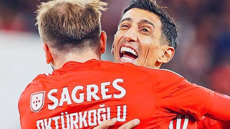 Benfica gol oldu yağdı Kerem Aktürkoğluna Di Maria dokunuşu