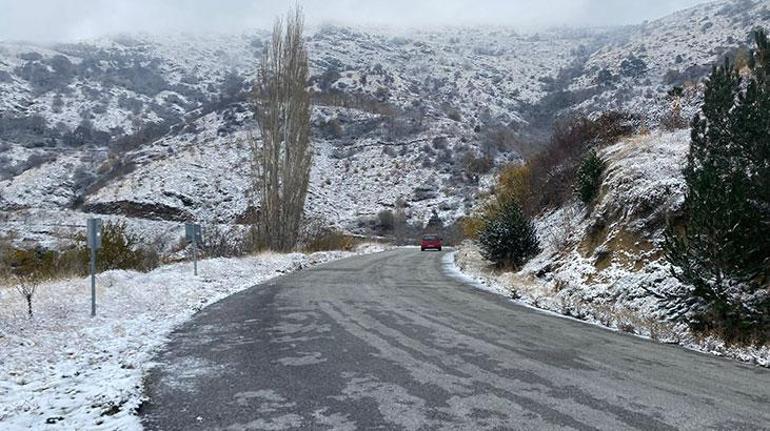 İzmir’e mevsimin ilk karı düştü