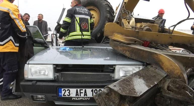 Elâzığ’da korkunç kaza İş makinesinin altına feci şekilde can verdi