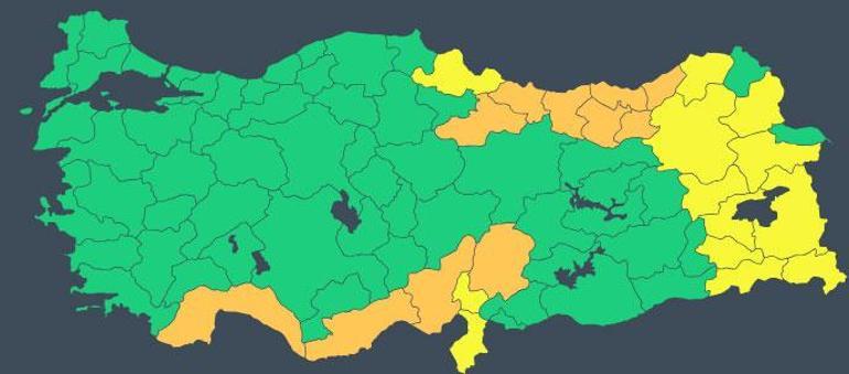 Son dakika… Meteoroloji’den yeni uyarı Kar ve sağanak alarmı