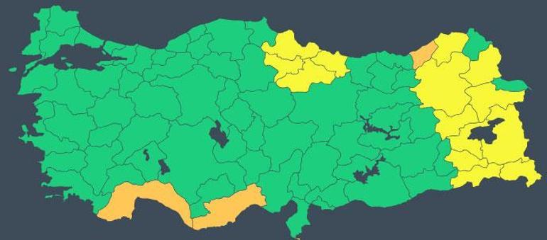 Meteoroloji’den yeni hafta için uyarı Kar ve sağanak alarmı