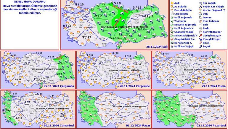 Meteoroloji’den 11 kent için ‘yoğun kar’ uyarısı