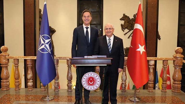 Bakan Güler, NATO Genel Sekreteri Rutte ile görüştü