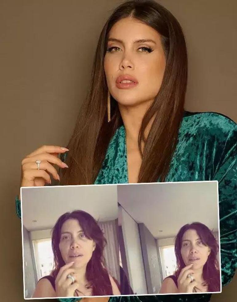 Makyajsız ve filtresiz görüntülenen Wanda Nara photoshop yapmadan meydan okudu