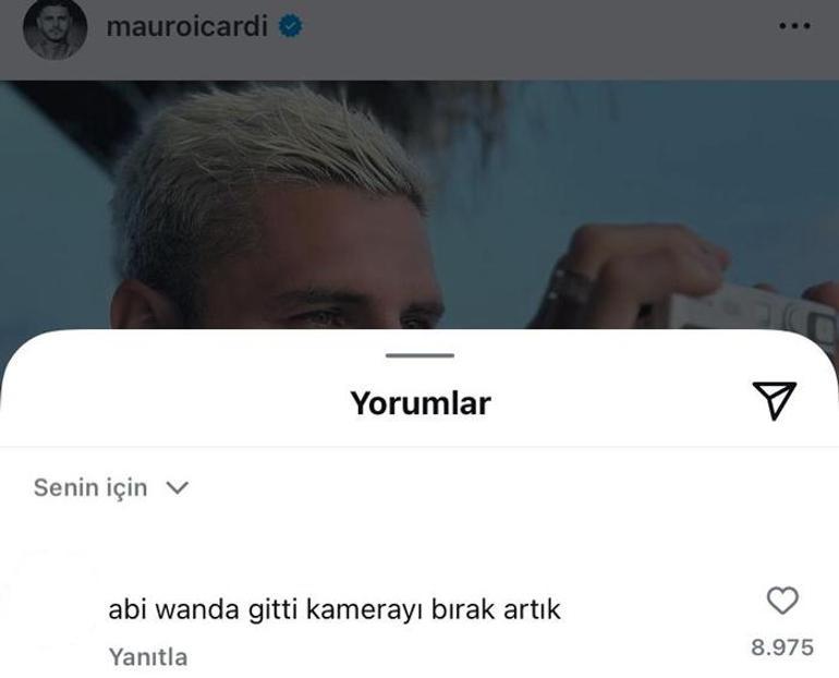 Mauro Icardi paylaştı olay yorum geldi Wanda gitti