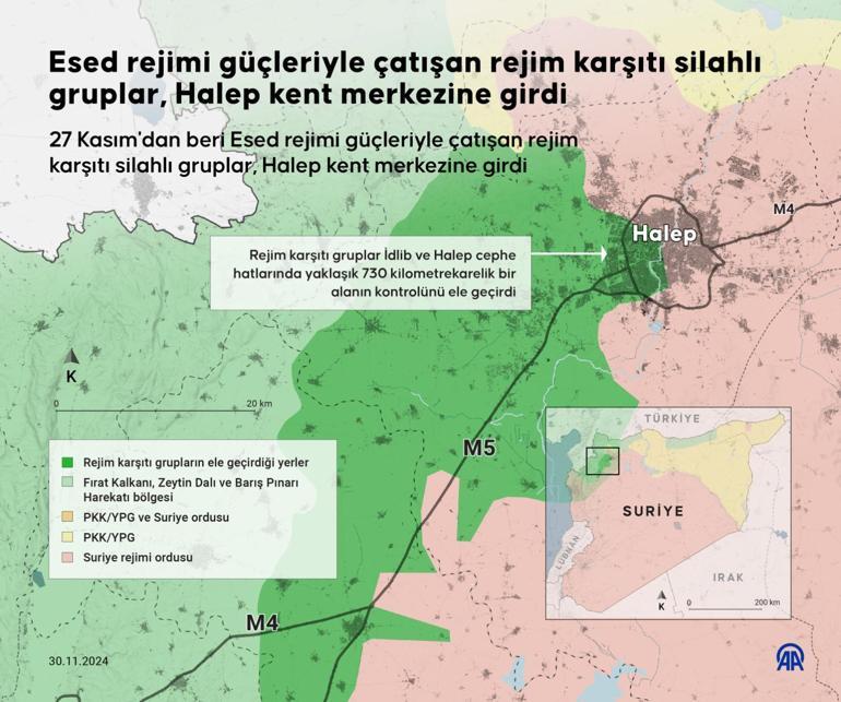 Suriye sil baştan HTŞ Halep’in merkezinde