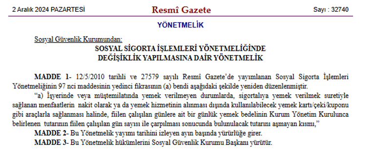 Milyonlarca çalışanı ilgilendiren karar: Yemek kartlarına asgari ücret ayarı