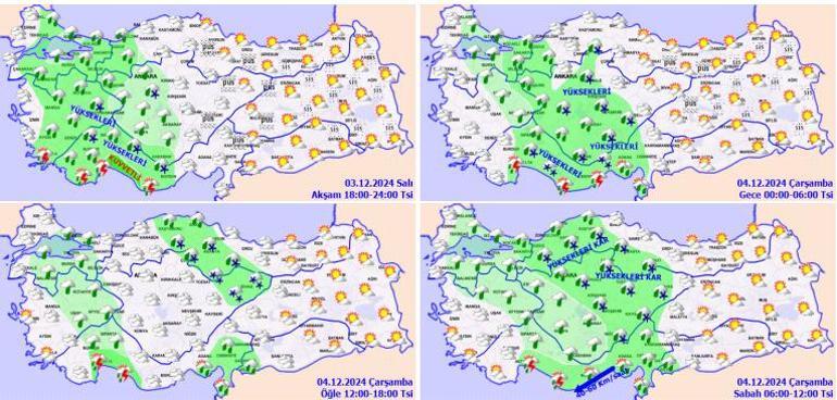 SON DAKİKA Meteoroloji yeni hava durumu haritası yayımladı Aşırı soğuklar geliyor: Donacağız