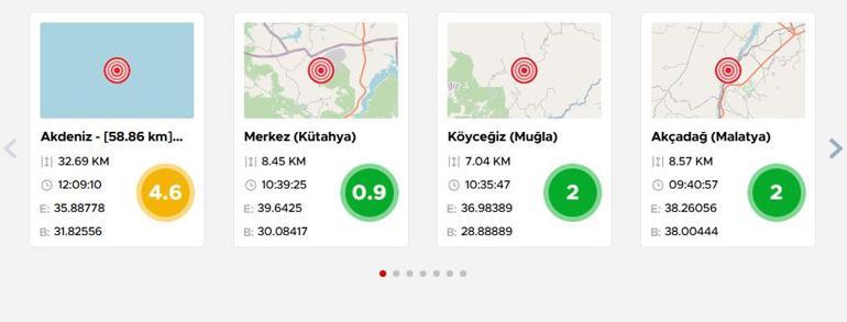 Son dakika... Antalya açıklarında 4.6 büyüklüğünde deprem