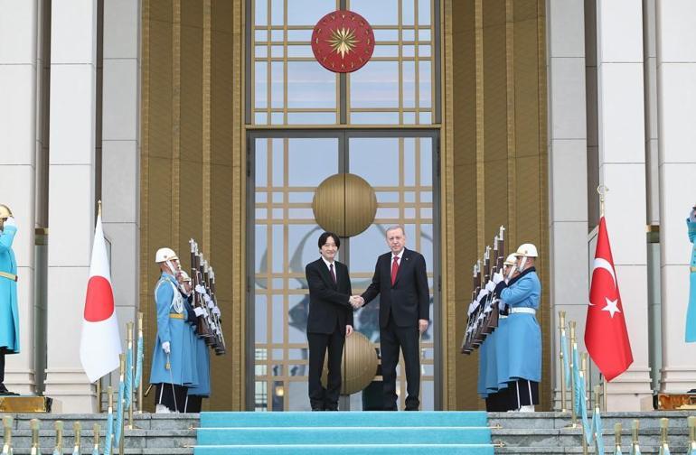 Cumhurbaşkanı Erdoğan, Japonya Veliaht Prensi Fumihitoyu kabul etti