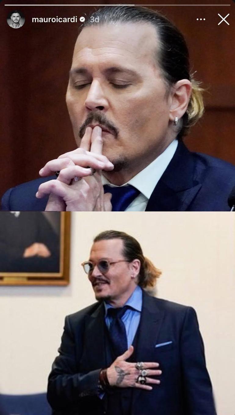 Icardiden Wanda Naraya Johnny Depp göndermesi