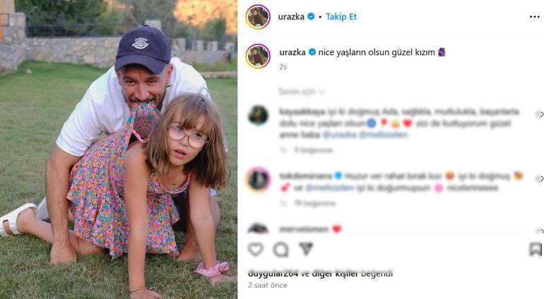 Ünlü oyuncu kızının doğum gününü sosyal medyadan kutladı