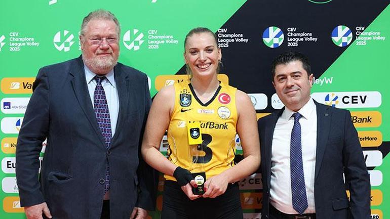 VakıfBankta Cansu Özbay fırtınası Geri döndü, MVP oldu