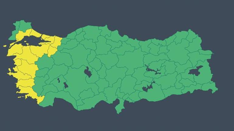 Hava durumu uyarısı Meteoroloji tek tek açıkladı: İstanbul, İzmir, Çanakkale, Bursa... Kuvvetli geliyor