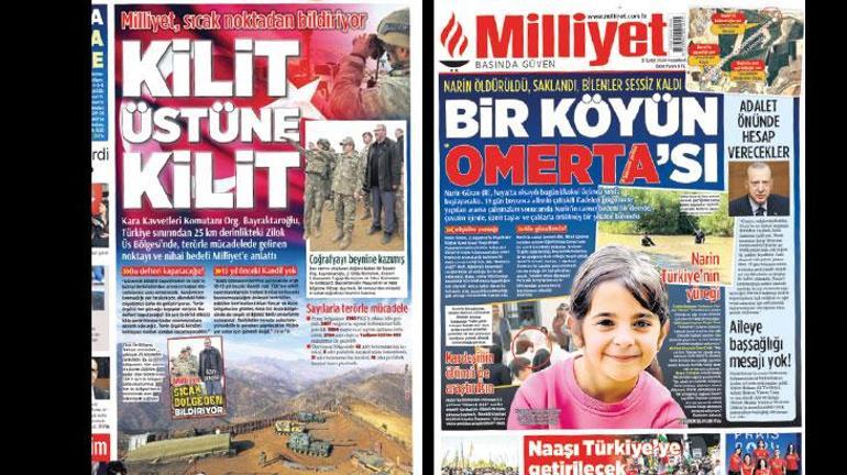 Milliyet’in fiyatı ve açıklaması...