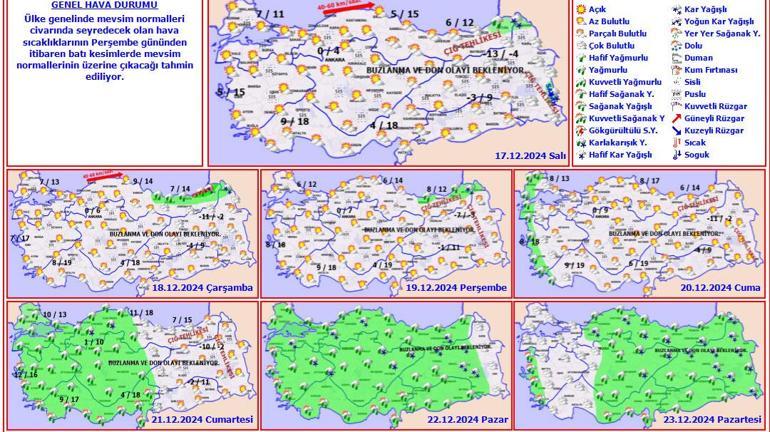 Meteoroloji bugün için uyardı Ülke genelinde yoğun kar ve sağanak alarmı