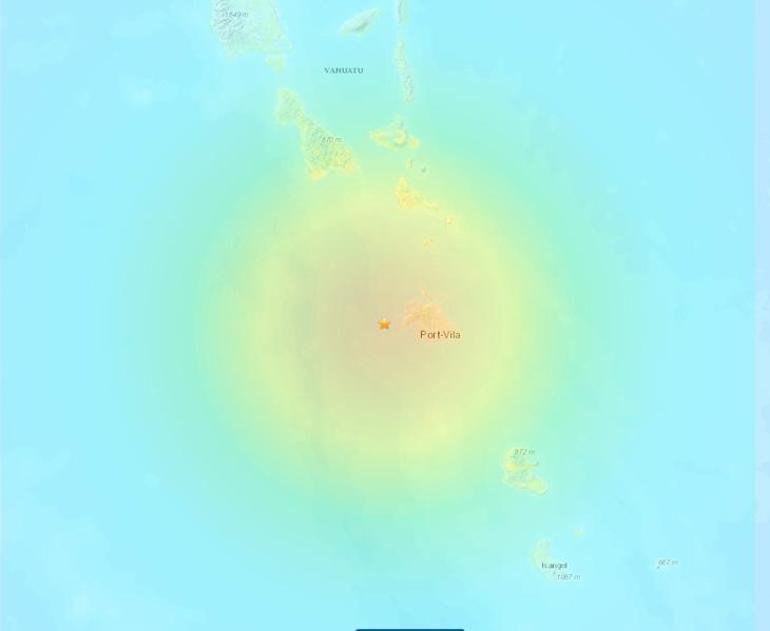 Son dakika Vanuatuda 7.3 büyüklüğünde deprem Tsunami uyarısı yapıldı