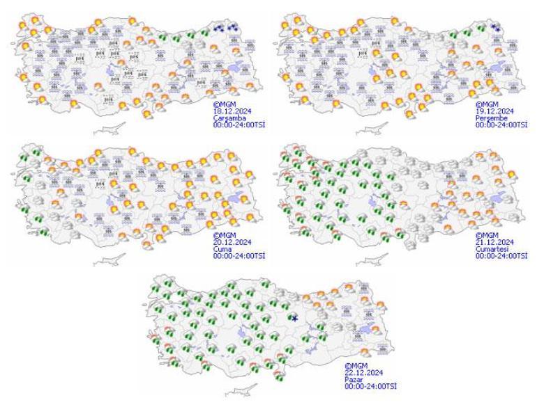 Meteoroloji haritayı güncelledi İstanbul dahil: Çok şiddetli geliyor