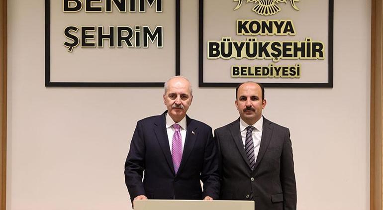 TBMM Başkanı Kurtulmuş Konya Valiliğini ziyaret etti