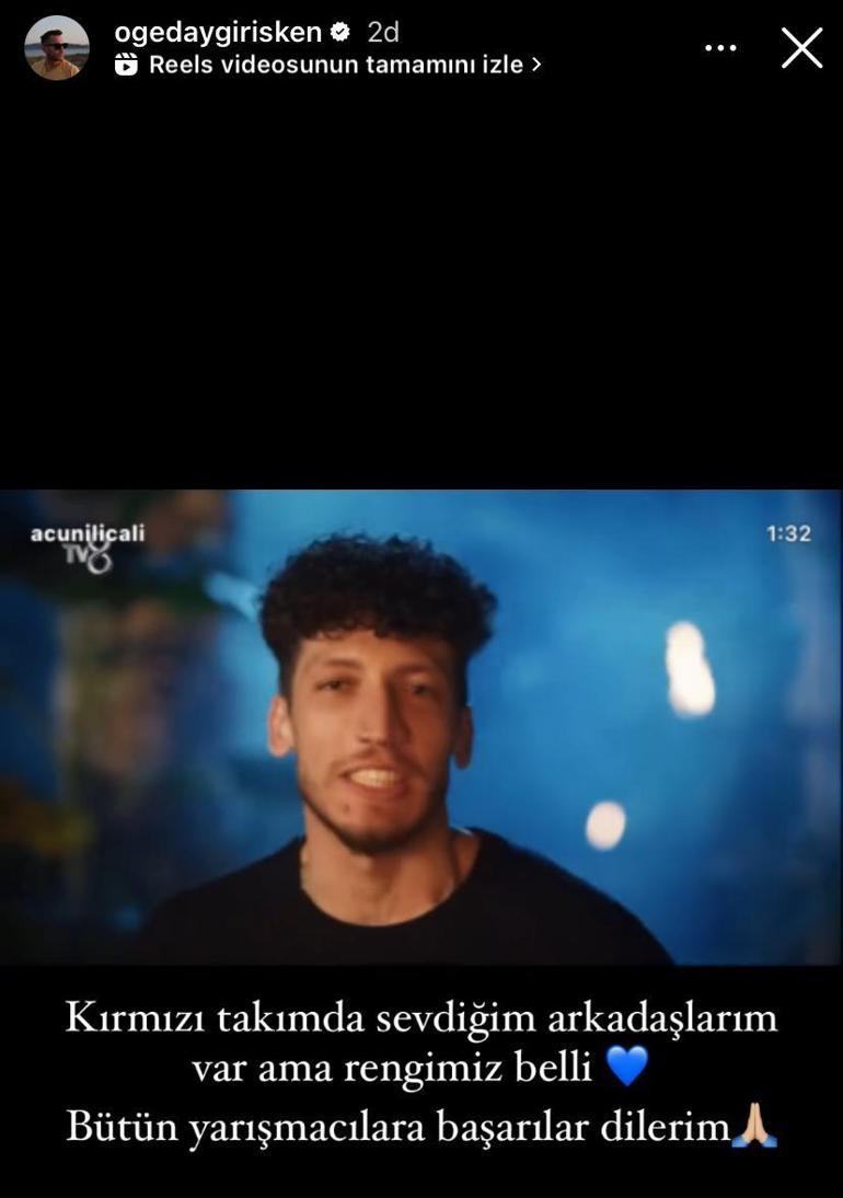 Survivorın eski şampiyonu Ogeday 2025teki favori takımını açıkladı Rengimiz belli