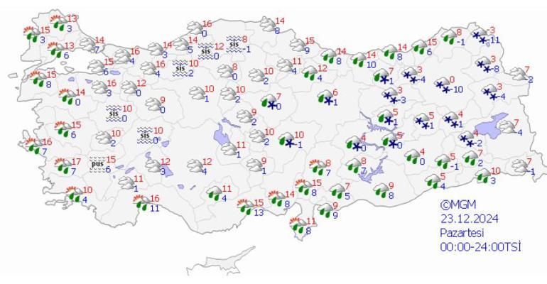 Hava durumu uyarısı Meteoroloji Pazar gününe dikkat çekti Kar, sağanak, fırtına, buzlanma...