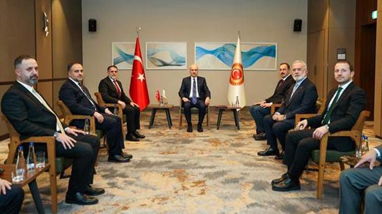 TBMM Başkanı Numan Kurtulmuş Makedonyada temaslarda bulundu