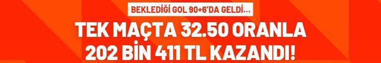 Beklediği gol 90+6’da geldi… Tek maçta 32.50 oranla 202 bin 411 TL kazandı