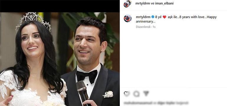 Ünlü oyuncu Murat Yıldırımdan romantik paylaşım 8 yıl aşk ile…