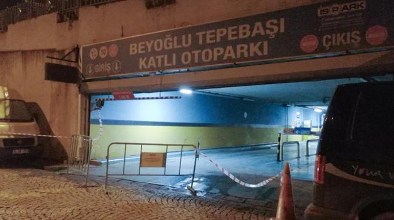 Beyoğlu’nda korku dolu anlar İSPARK’ın kolonları çatladı, otopark boşaltıldı