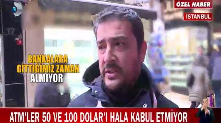 ATMler 50 dolar ve 100 dolar almıyor Kriz fırsatçılığı hala devam ediyor