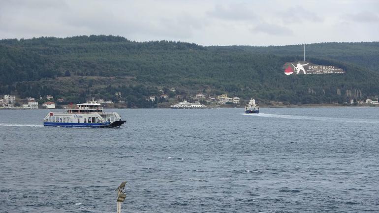 Gökçeadaya 3 gündür feribot seferi yapılamıyor