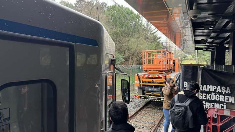 İstanbulda metro hattında teknik arıza Seferler durdu