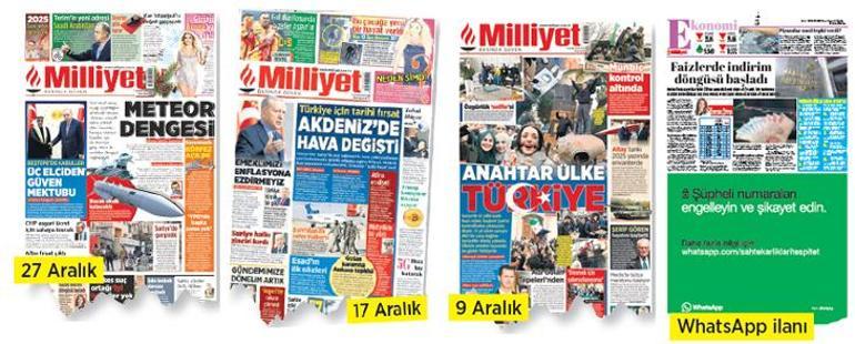 2025, Milliyet ve gazeteler…