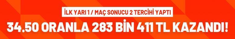 İlk Yarı / Maç Sonucu tahmini yaptı, 34.50 oranla 283 bin 411 TL kazandı