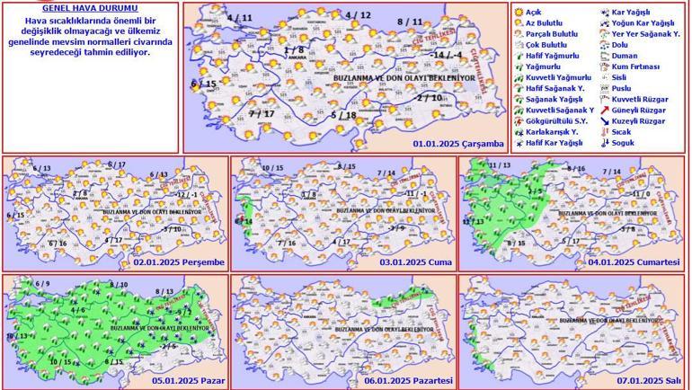 Meteoroloji yılın son hava durumu raporunu yayınladı İstanbul için kar tarihi belli oldu