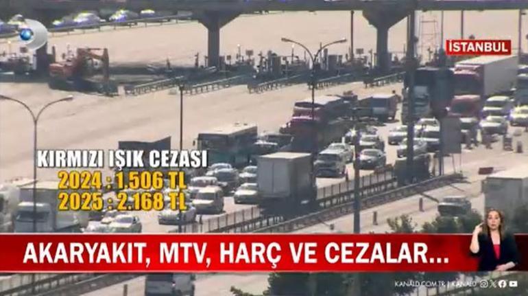 Akaryakıt, MTV, harç ve cezalar artıyor İşte kalem kalem değişen yeni rakamlar