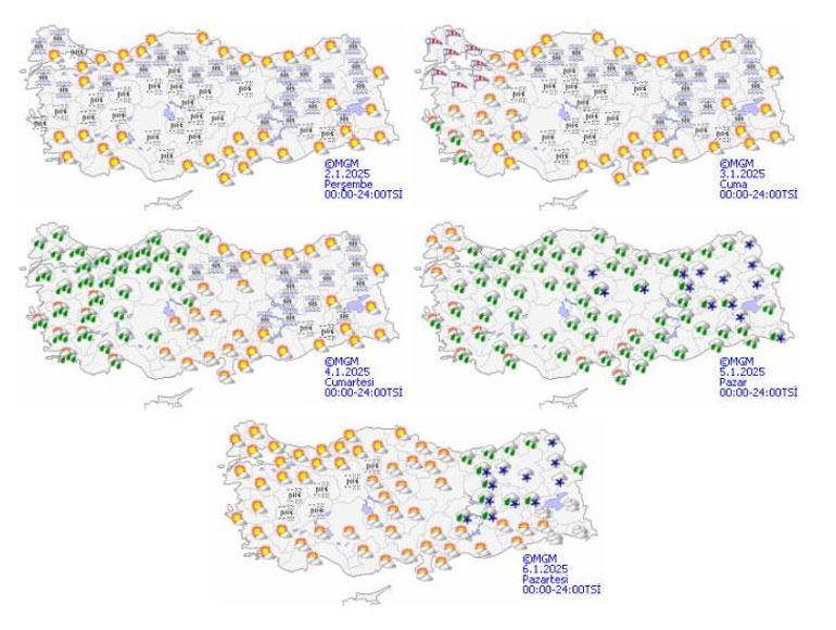 Meteoroloji hafta sonu için uyardı Kar ve sağanak geliyor