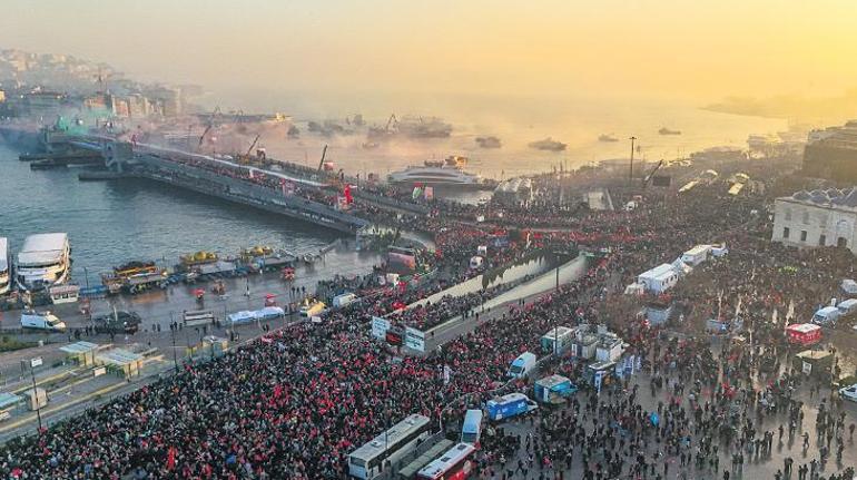 İstanbul’dan Gazze’ye dayanışma köprüsü Yılın ilk gününde soykırıma karşı yürüyüş