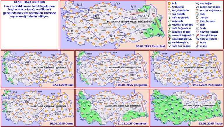 Meteoroloji haritayı güncelledi İstanbul’a kar ne zaman yağacak İşte yeni tarih