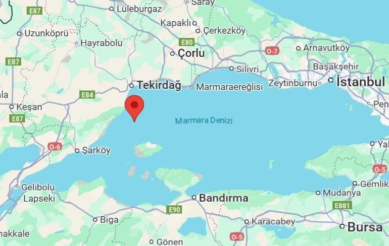 Marmara Denizi’nde art arda 2 deprem Artçı olarak anlamamak lazım