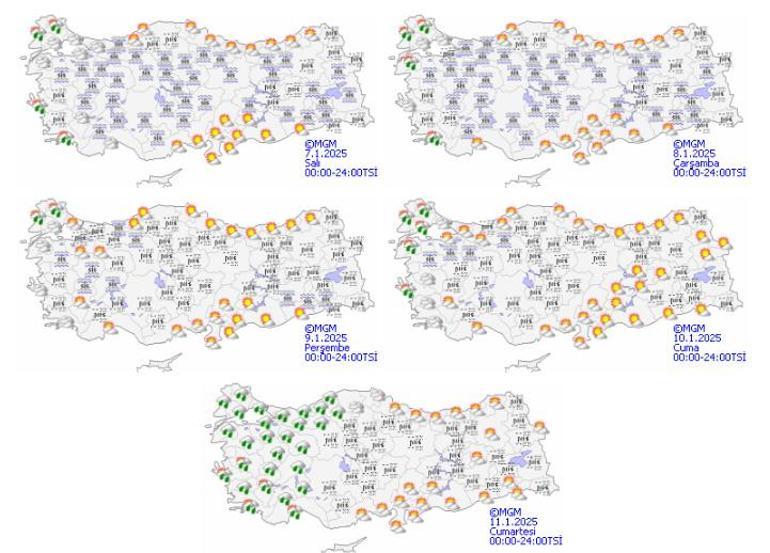 Son dakika… Meteoroloji uyardı: Bu haftaya dikkat Kar, yağmur, buzlanma ve sis…