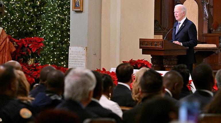 Bidendan yılbaşı gecesi saldırı düzenlenen kente destek ziyareti